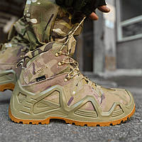 Демісезонні військові берці мультикам/ Армійські берці з посиленою підошвою/ Військові чоловічі черевики на осінь