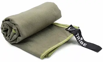 Рушник з мікрофібри Tribe Pocket Towel, 75х150 см (Army Green), фото 5