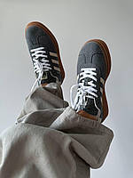 Сірі кросси жіночі Adidas Gazelle. Модне взуття жіноче Адідас Газель., фото 8