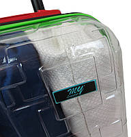 Прозора мала пластикова валіза + комплект органайзерів 42L My Luggage, фото 8