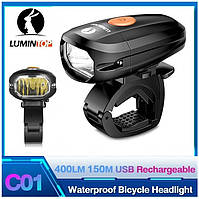 Задній велосипедний ліхтар LUMINTOP C01 (400LM, Cree XP-G3 LED, USB, IP68, 150 метрів) Оригінал
