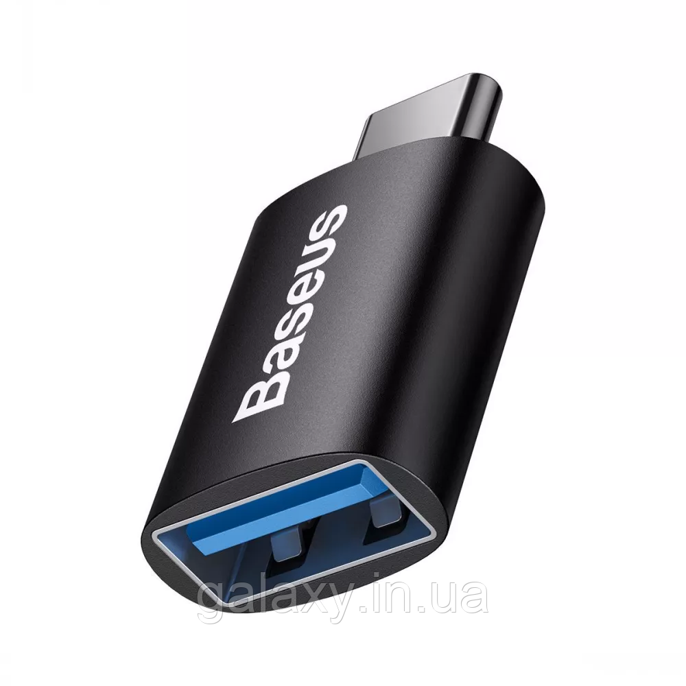 Адаптер Baseus Type-C to USB3.1 OTG ZJJQ000001 Black, фото 1