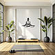 Картина лофт настінний декор для дому Йога в гармонії декоративне панно 30x20 см Woodyard (19009--30x20), фото 2