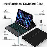 Чохол-клавіатура Smart Cover + Мишка для Apple iPad Pro 13 2024 Ukr+Ru+En Black, фото 6