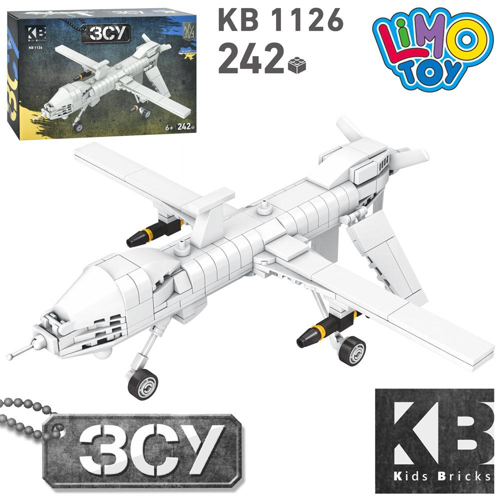 Конструктор KB 1126 військовий, безпілотник, 242 деталі