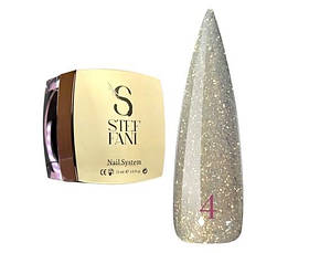 Моделюючий гель з шимером Steffani Builder Gel Starry Sky №4, 15 мл