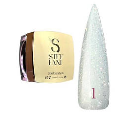 Моделюючий гель з шимером Steffani Builder Gel Starry Sky №1, 15 мл