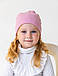 Шапка двошарова з відворотом для дівчаток, арт. 3545, фото 6