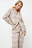 Жіноча піжама фланель сорочка та штани  Aruelle Elsie pajama long, фото 4