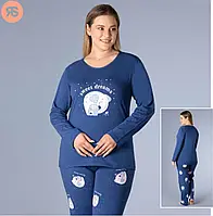 Жіночий костюм для дома та сна, великі розміри