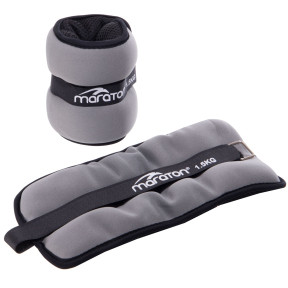 Обважнювачі-манжети для рук та ніг Maraton 2x1,5 кг нейлонові для підвищення навантаження на м'язи