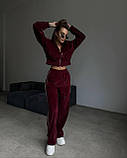 Молодіжний велюровий костюм, фото 5