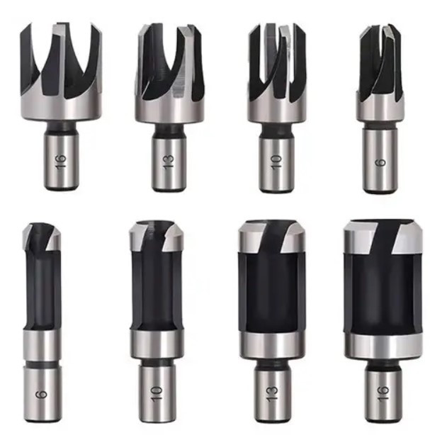 Фрези коркові для дерева, 8 шт., фото 1