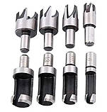 Фрези коркові для дерева, 8 шт., фото 3