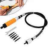 Насадка ударна з гнучким валом, механічна стамеска для гравера, фото 3