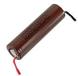 Акумулятор 18650 2000mAh для паяння 9421, фото 3