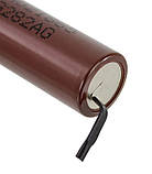 Акумулятор 18650 2000mAh для паяння 9421, фото 4