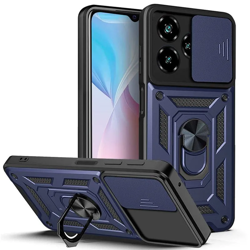 PC + TPU чохол Camshield armor на ZTE Axon 60 / синій
