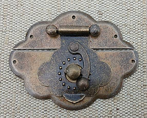 Замок накладний під старовину. 65х52мм.
