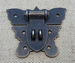 Замок накладний "Метелик", литий.51х44мм
