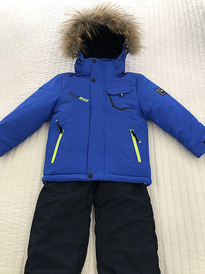 Зимовий дитячий комбінезон роздільний на хлопчика 86-110
