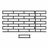Набір трафаретів для штукатурки Цегла багаторазовий 722х472х3 мм tdsn-1.35