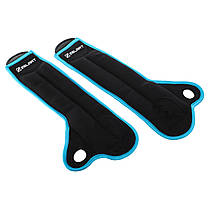 Обважнювачі-манжети для рук Zelart 2x1 кг з фіксацією на великому пальці для загальнозміцнювальних вправ, фото 3