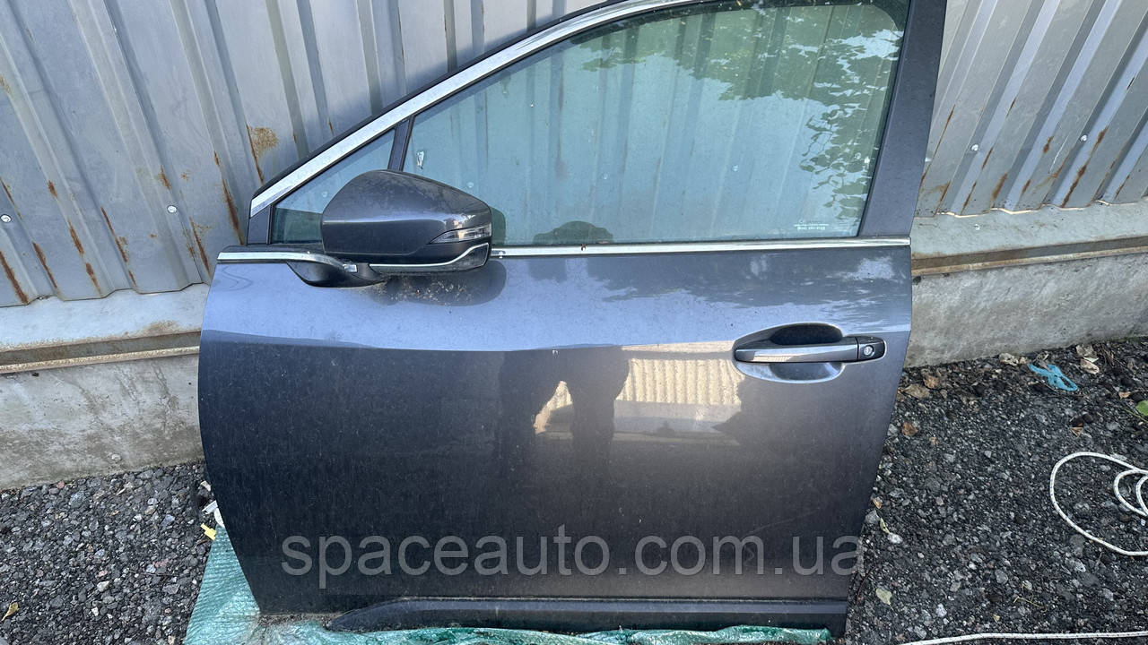 Дверь передняя левая subaru outback b16. 2021-2024 год б/у оригинал без дефектов код цвета p8y ( темно серый металлик)