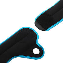 Обважнювачі-манжети для рук Zelart 2x1 кг з фіксацією на великому пальці для загальнозміцнювальних вправ, фото 5