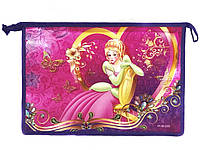 Папка шкільна на блискавці А4 з 3D ефектом "Аврора" 23 х 32 х 6 см