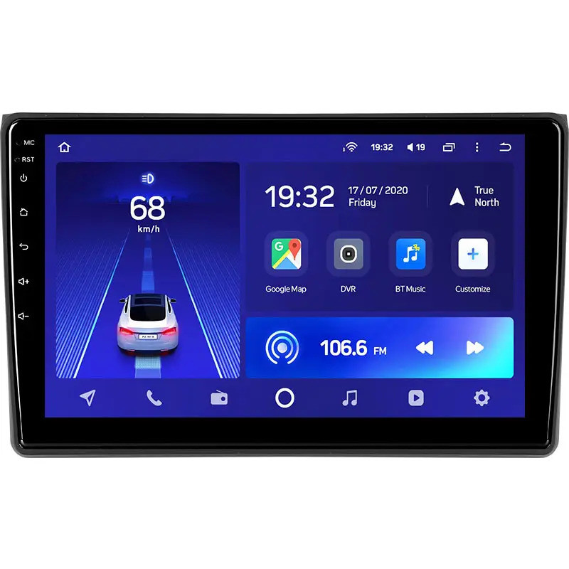 Автомагнітола 2DIN з 9-дюймовим сенсорним екраном XPRO BM-mate 19 pro 8-ядерний процесор 2+32GB 4G Android 10.0 (43891-BM-mate