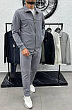 Чоловічий спортивний костюм LOUIS VUITTON D12216 сірий: M, фото 2