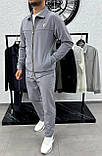 Чоловічий спортивний костюм LOUIS VUITTON D12216 сірий: M, фото 3