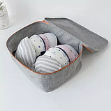 Набір з 7 штук туристичних сумок-органайзерів для речей та валізи у подорож Trizand 23111, фото 4