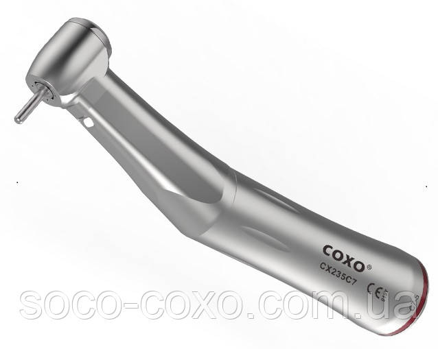 Наконечник кутовий підвищувальний COXO CX235 C7-5 1:5 (покращене охолодження) LED фіброоптика