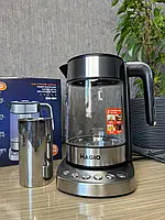Електрочайник MAGIO MG-494/скляний чайник з регулюванням температури