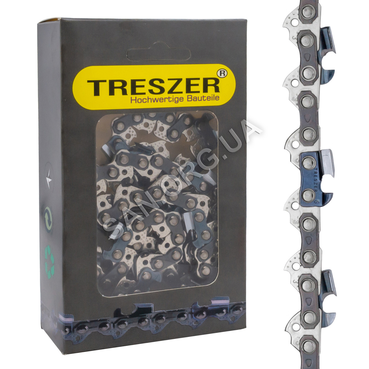 Ланцюг TRESZER 40 ланок крок 3/8 1,3 мм Супер зуб 50RST100R, фото 1