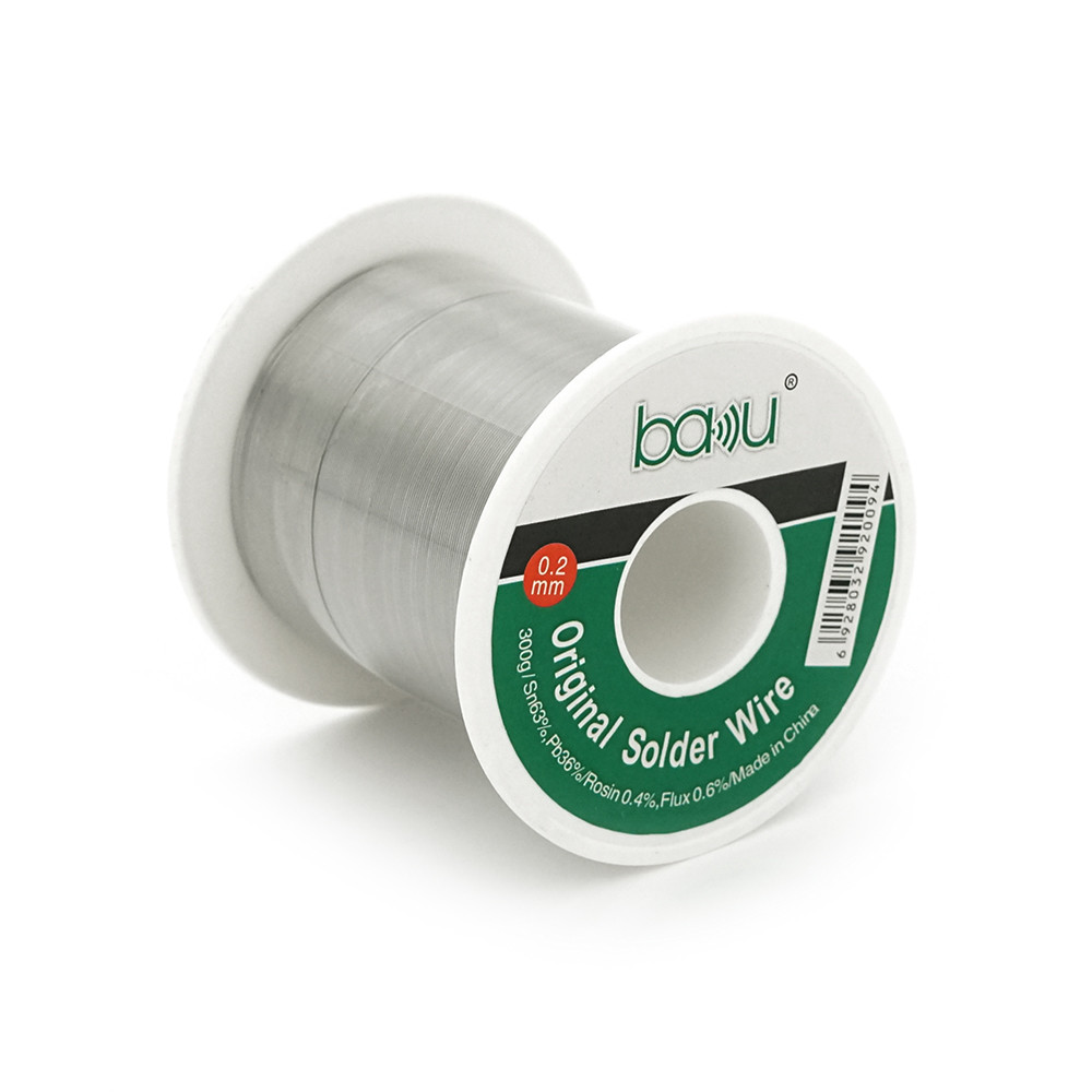 Припій BAKKU дротяний Solder wire BK 0.2*300G A DIA 0,2 mm (250g)