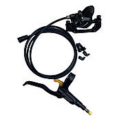 Гальмо гідравл. дискове MT200 заднє з адаптером (права ручка BL-MT200, каліпер, гідролінія 1700мм)