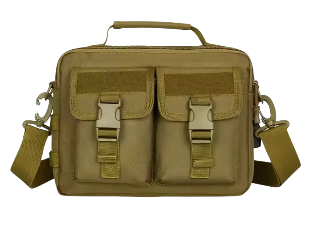 Дорожня тактична сумка для документів і планшета Solve з USB Койот KT6007005, фото 1