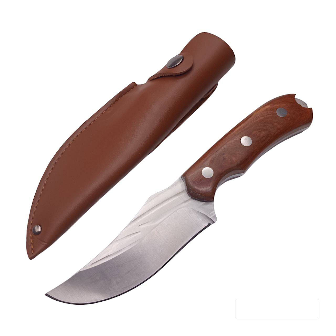 Мисливський ніж K048 2141 із Чохлом 25см Brown (7_01049)