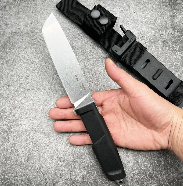Тактичний мисливський ніж Ext. Ratia 2268B із Чохлом 22.5см Silver-Black (7_01055)