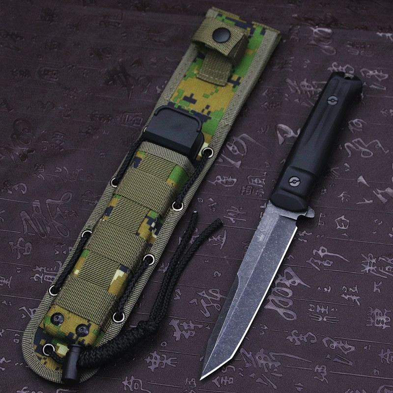 Тактичний мисливський ніж Kizlyar Supreme Aggressor 2254A із Чохлом 28см Black (7_01057)