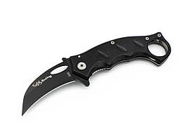 Ніж розкладний кіготь Керамбіт Bad Boy A409 12.5см Black (7_01081)