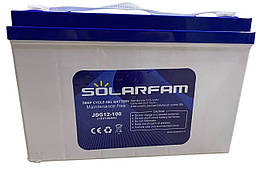Гелевий акумулятор SOLARFAM JDG12-100 12 V 100 AH