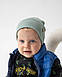 Шапка двошарова з відворотом для хлопчиків, арт. 3526, фото 5