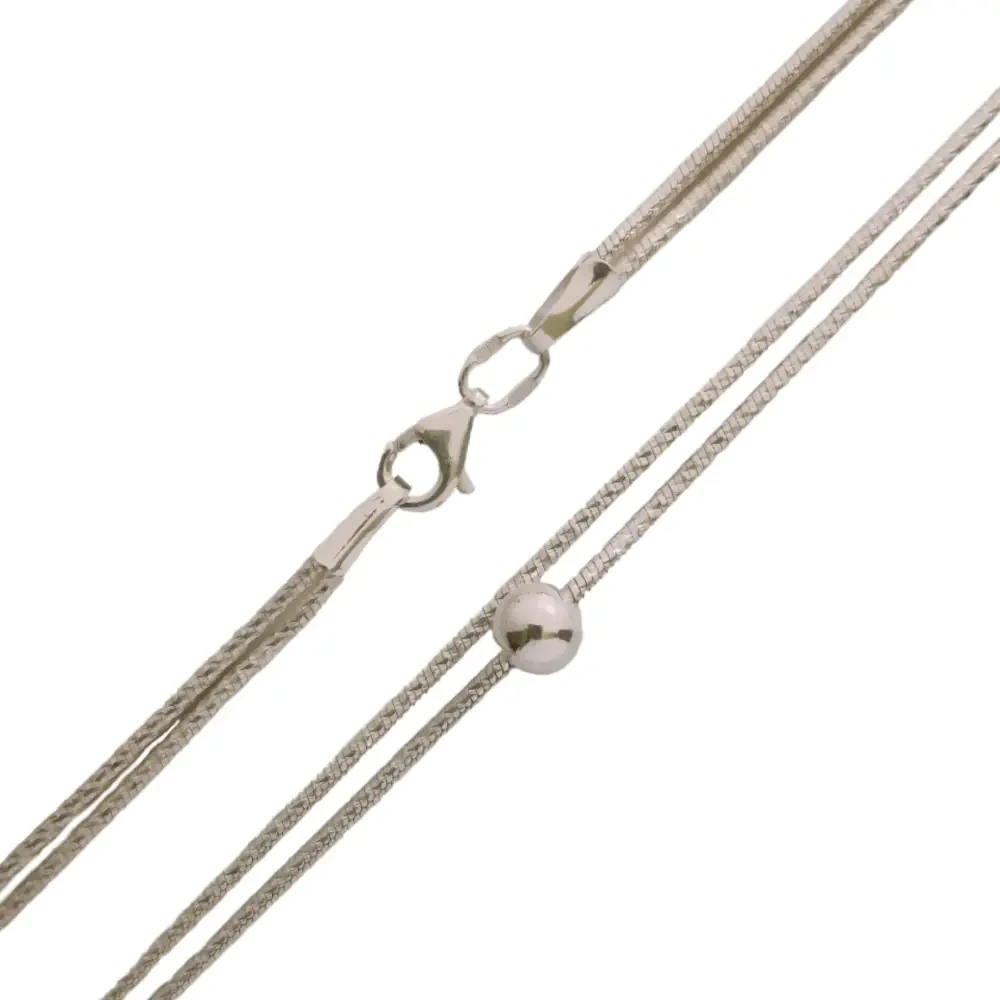 Срібний браслет з кулькою та гравіюванням 92831104034