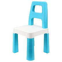 Дитячий стіл і два стільчики Технок (ТЕХ-15400), пластиковий. Блакитний, фото 4