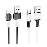 Кабель USB Borofone BX84 Type-C 3A Колір Чорний, фото 3