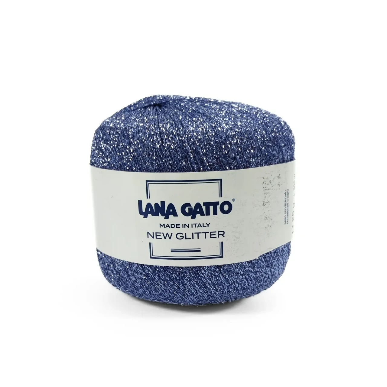 Пряжа люрекс New Glitter/Нью Гліттер, блакитний 8590